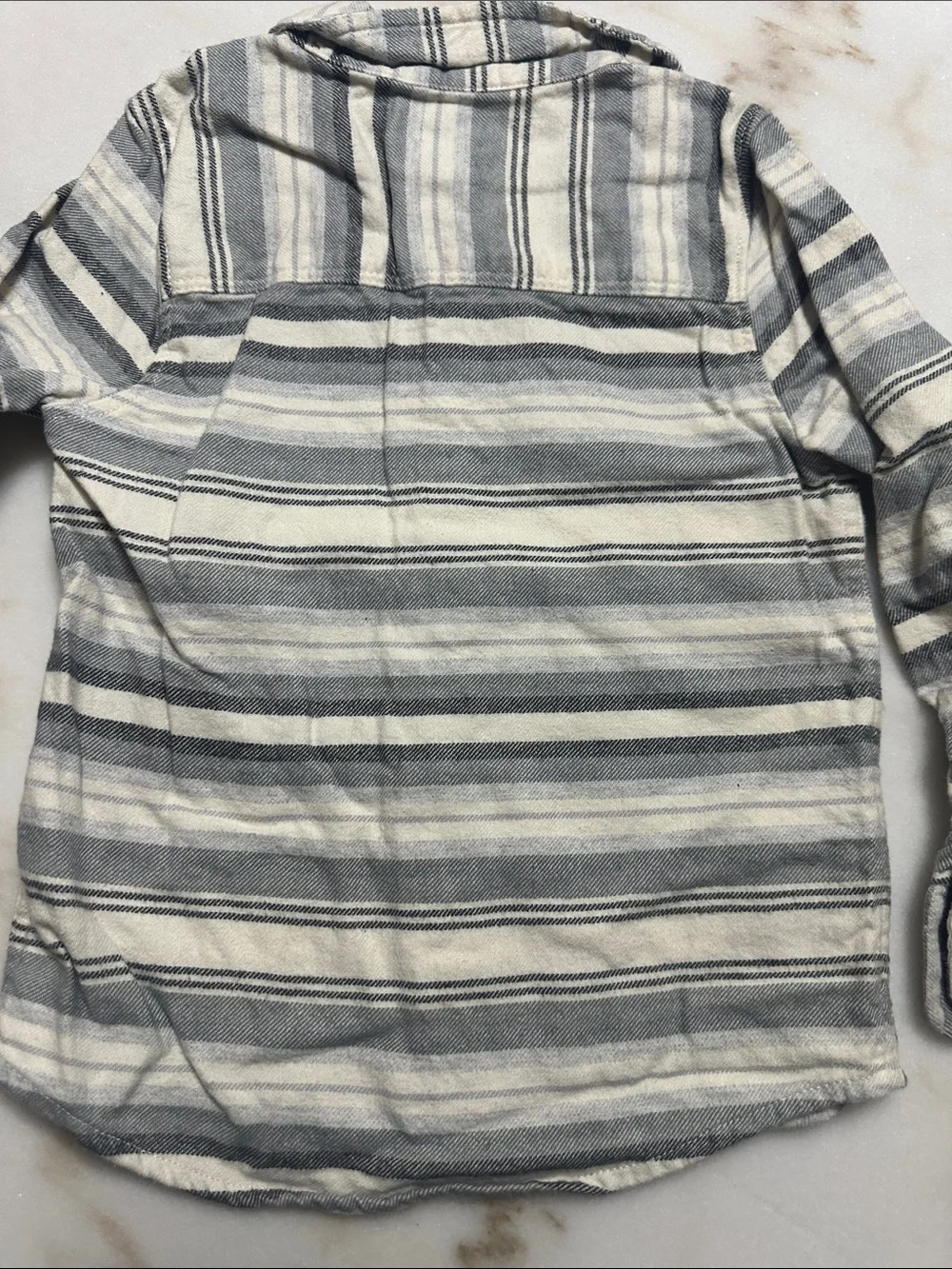 OshKosh B'gosh Striped Blue & White Button-Down Shirt